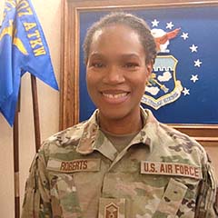 Master Sgt. Savine Roberts